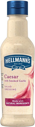 HELLMANN'S CAESAR WITH SMOKED GARLIC SALAD DRESSING 210ml
